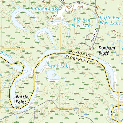 United States Geological Survey Snow Island, SC (2020, 24000-Scale) digital map