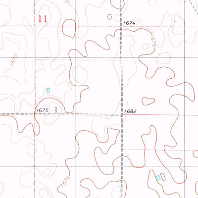 United States Geological Survey Snow Lake, SD (1980, 24000-Scale) digital map