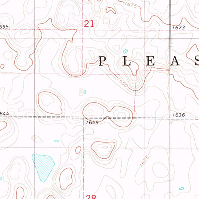 United States Geological Survey Snow Lake, SD (1980, 24000-Scale) digital map