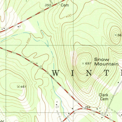 United States Geological Survey Snow Mountain, ME (1981, 24000-Scale) digital map