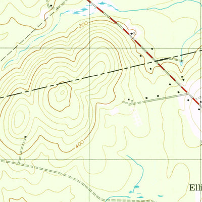 United States Geological Survey Snow Mountain, ME (1982, 24000-Scale) digital map
