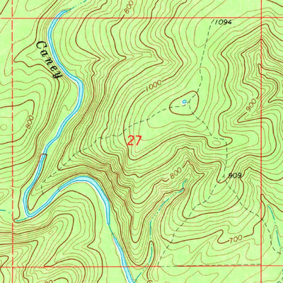 United States Geological Survey Snow, OK (1972, 24000-Scale) digital map