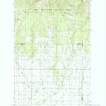 United States Geological Survey Snow Saucer Coulee, MT (1986, 24000-Scale) digital map