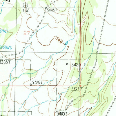 United States Geological Survey Snow Saucer Coulee, MT (1986, 24000-Scale) digital map