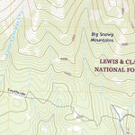 United States Geological Survey Snow Saucer Coulee, MT (2020, 24000-Scale) digital map