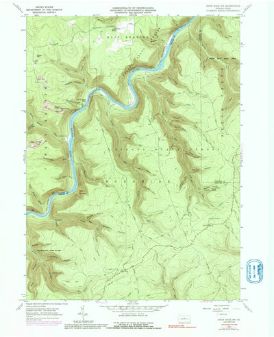 United States Geological Survey Snow Shoe NW, PA (1960, 24000-Scale) digital map