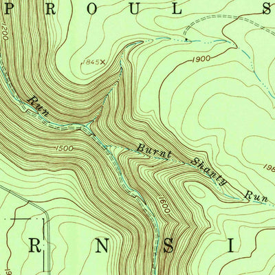 United States Geological Survey Snow Shoe NW, PA (1960, 24000-Scale) digital map