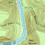 United States Geological Survey Snow Shoe NW, PA (1960, 24000-Scale) digital map