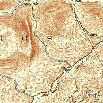 United States Geological Survey Snow Shoe, PA (1928, 62500-Scale) digital map