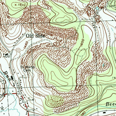United States Geological Survey Snow Shoe, PA (1996, 24000-Scale) digital map