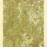 United States Geological Survey Snowball, AR (1942, 62500-Scale) digital map