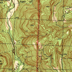 United States Geological Survey Snowball, AR (1942, 62500-Scale) digital map