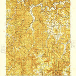 United States Geological Survey Snowball, AR (1949, 62500-Scale) digital map