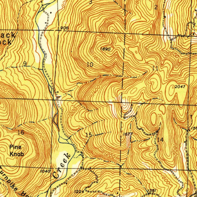 United States Geological Survey Snowball, AR (1949, 62500-Scale) digital map