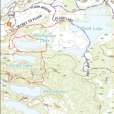 United States Geological Survey Snowbank Lake, MN (2022, 24000-Scale) digital map