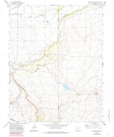 United States Geological Survey Snowden Lake, CO (1970, 24000-Scale) digital map