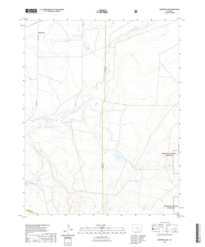 United States Geological Survey Snowden Lake, CO (2022, 24000-Scale) digital map