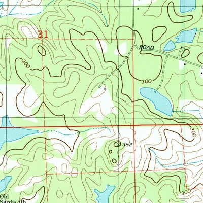United States Geological Survey Snowdoun, AL (1981, 24000-Scale) digital map