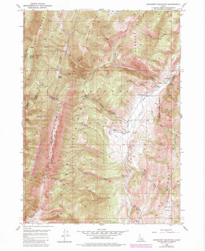 United States Geological Survey Snowdrift Mountain, ID (1949, 24000-Scale) digital map