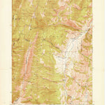 United States Geological Survey Snowdrift Mountain, ID (1951, 24000-Scale) digital map