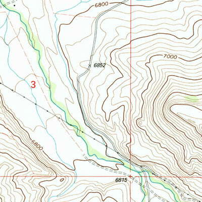 United States Geological Survey Snowline, MT (1997, 24000-Scale) digital map