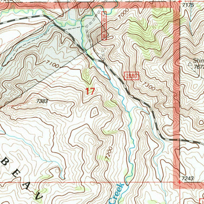 United States Geological Survey Snowline, MT (1997, 24000-Scale) digital map