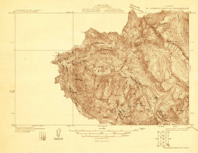United States Geological Survey Snowmass Mountain, CO (1930, 48000-Scale) digital map