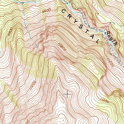United States Geological Survey Snowmass Mountain, CO (1960, 24000-Scale) digital map