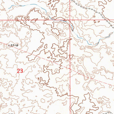 United States Geological Survey Snowshoe Butte, ID (1972, 24000-Scale) digital map