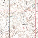 United States Geological Survey Snowshoe Butte, ID (1972, 24000-Scale) digital map