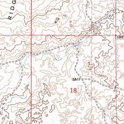 United States Geological Survey Snowshoe Butte, ID (1972, 24000-Scale) digital map
