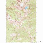 United States Geological Survey Snowshoe Peak, MT (1966, 24000-Scale) digital map