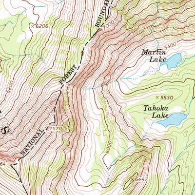 United States Geological Survey Snowshoe Peak, MT (1966, 24000-Scale) digital map