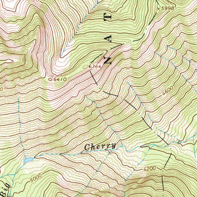 United States Geological Survey Snowshoe Peak, MT (1966, 24000-Scale) digital map