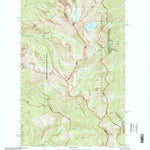 United States Geological Survey Snowshoe Peak, MT (1997, 24000-Scale) digital map
