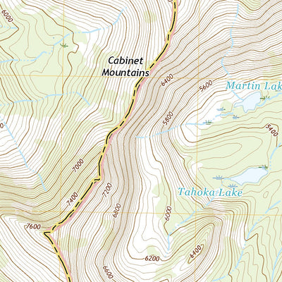 United States Geological Survey Snowshoe Peak, MT (2020, 24000-Scale) digital map