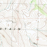 United States Geological Survey Snowstorm Mountain, CA (1989, 24000-Scale) digital map
