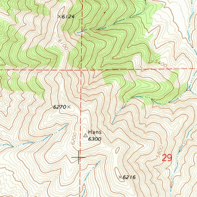 United States Geological Survey Snowville, UT (1968, 24000-Scale) digital map
