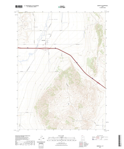 United States Geological Survey Snowville, UT (2023, 24000-Scale) digital map