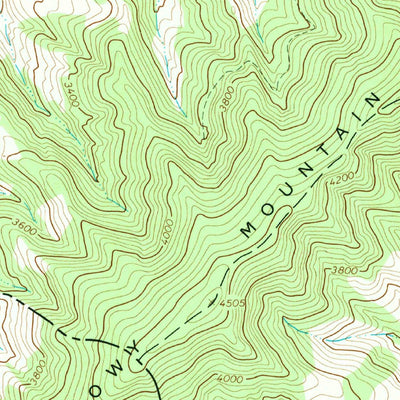 United States Geological Survey Snowy Mountain, WV-VA (1969, 24000-Scale) digital map