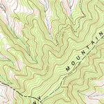 United States Geological Survey Snowy Mountain, WV-VA (1995, 24000-Scale) digital map