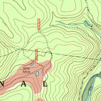 United States Geological Survey Snyder Knob, WV (1995, 24000-Scale) digital map