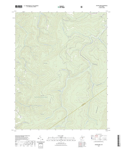 United States Geological Survey Snyder Knob, WV (2023, 24000-Scale) digital map
