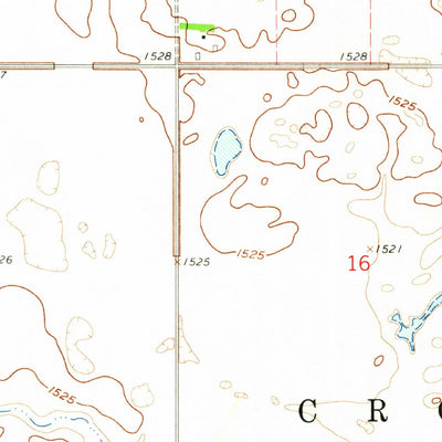 United States Geological Survey Snyder Lake, ND (1962, 24000-Scale) digital map