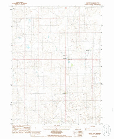 United States Geological Survey Snyder Lake, NE (1985, 24000-Scale) digital map