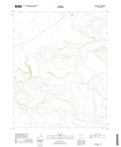 United States Geological Survey Snyder Lake, NM (2020, 24000-Scale) digital map