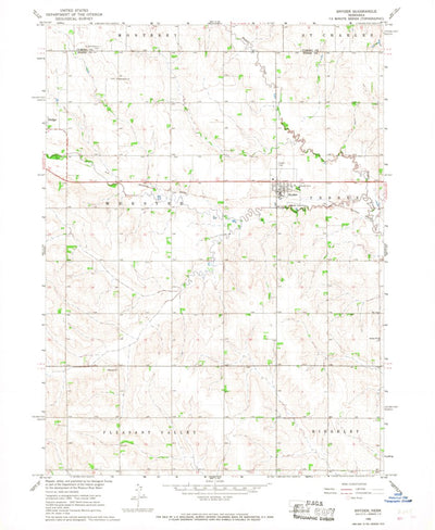 United States Geological Survey Snyder, NE (1966, 24000-Scale) digital map