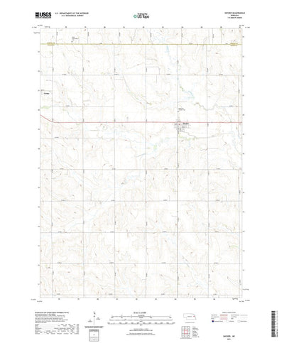 United States Geological Survey Snyder, NE (2021, 24000-Scale) digital map