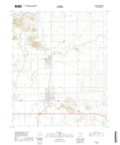 United States Geological Survey Snyder, OK (2022, 24000-Scale) digital map