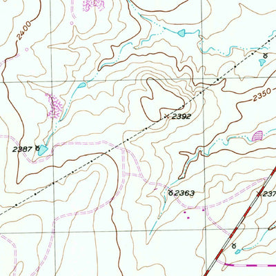 United States Geological Survey Snyder, TX (1952, 24000-Scale) digital map
